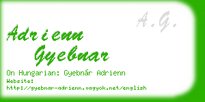 adrienn gyebnar business card